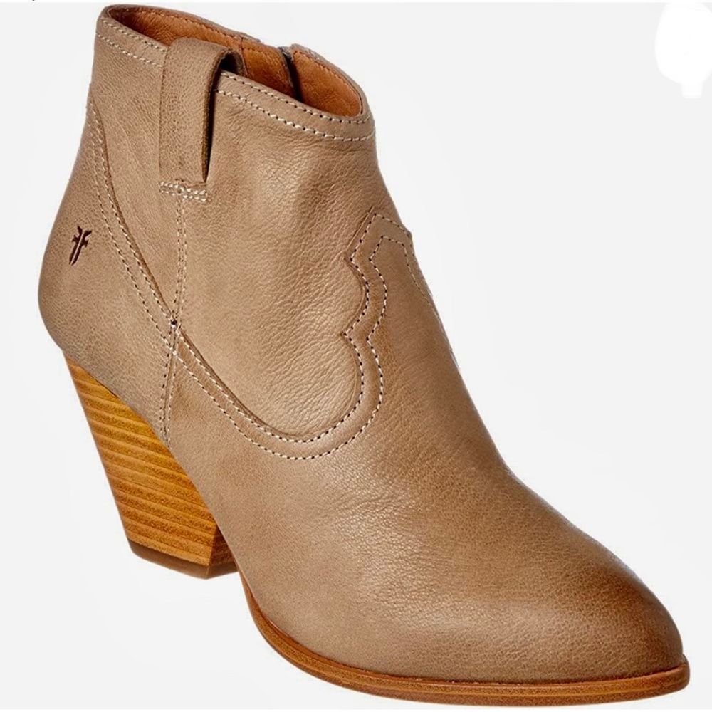 NWOT Frye Reina Ankle Boots Genuine Leather Authentic